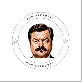 Ron Approves Funny Design Posters and Art